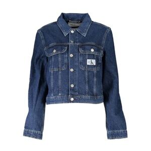 Calvin Klein Cropped 90s Denim Jacket